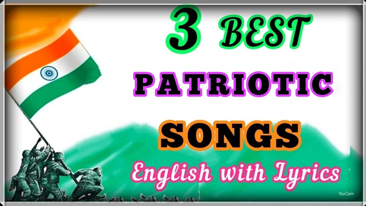 Independence day songs | Patriotic Songs For Children and students| English with lyrics | poems