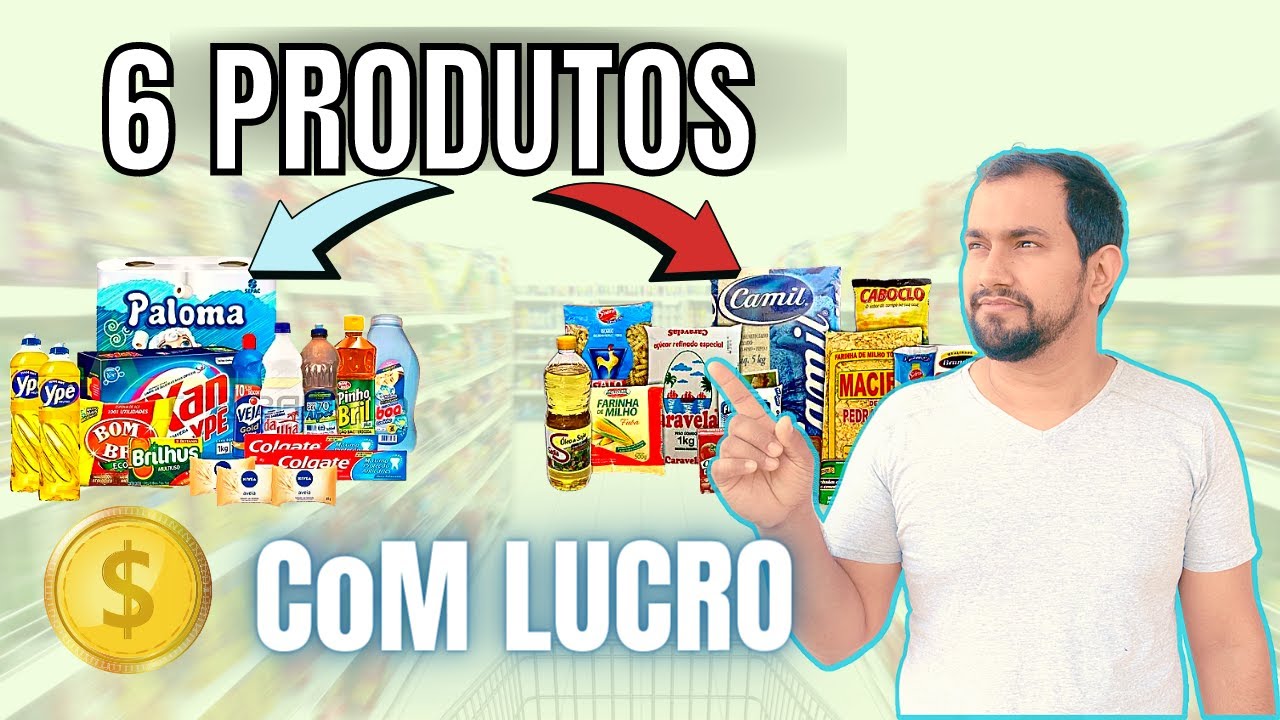 PRODUTOS QUE VENDEM E AINDA TEM UM BOM LUCRO PARA SEU MERCADINHO✅TOP 🔝6
