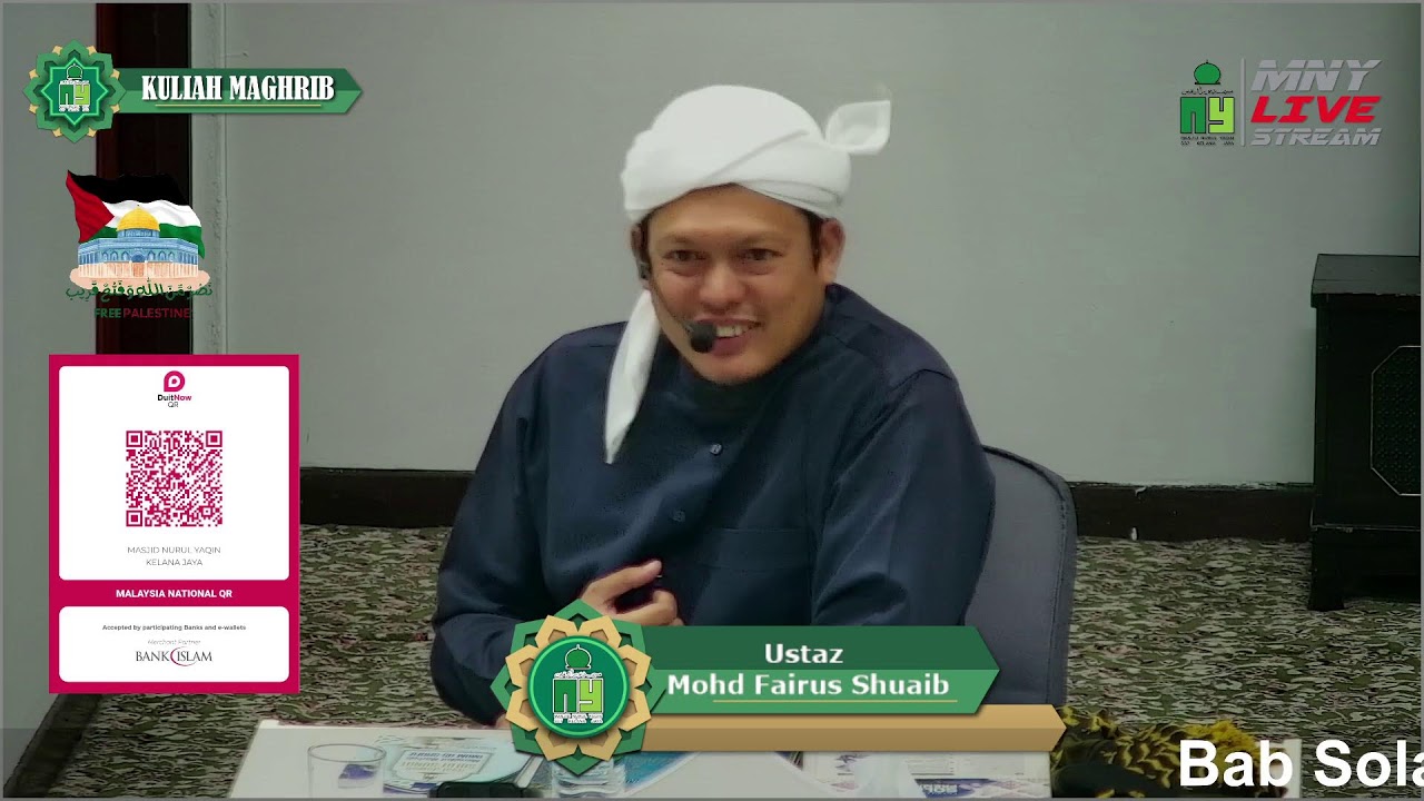 [ LIVE ] Kuliah Maghrib - Ust Mohd Fazri