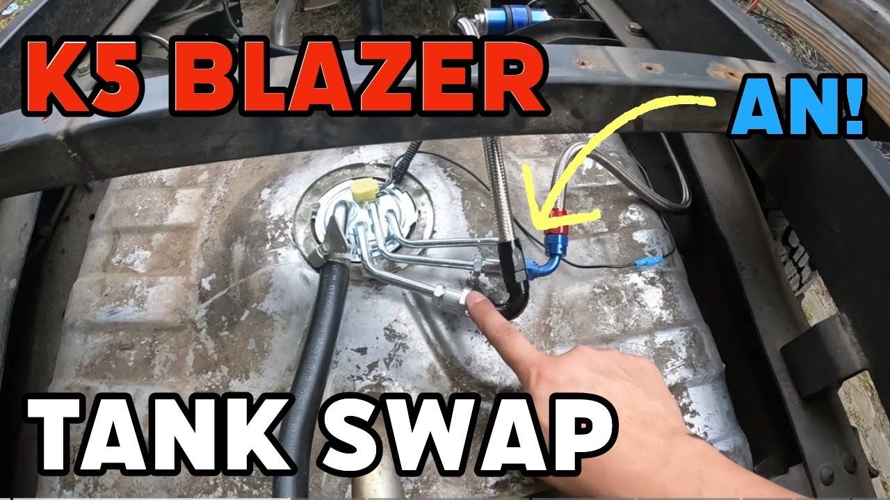 73-87 Squarebody BUDGET K5 Blazer Tank Swap and FUTURE PROOF Fuel pump setup