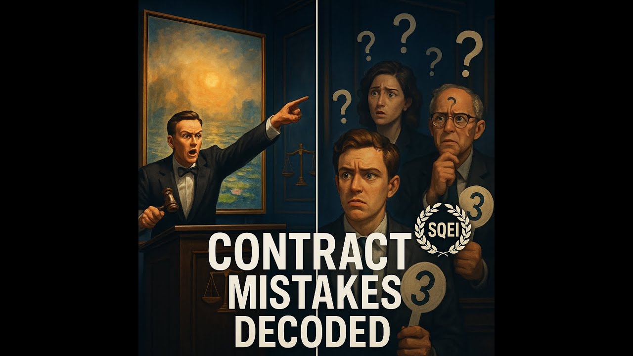 SQE1 Contract Mistakes: Art Heist Legal Drama Decoded!