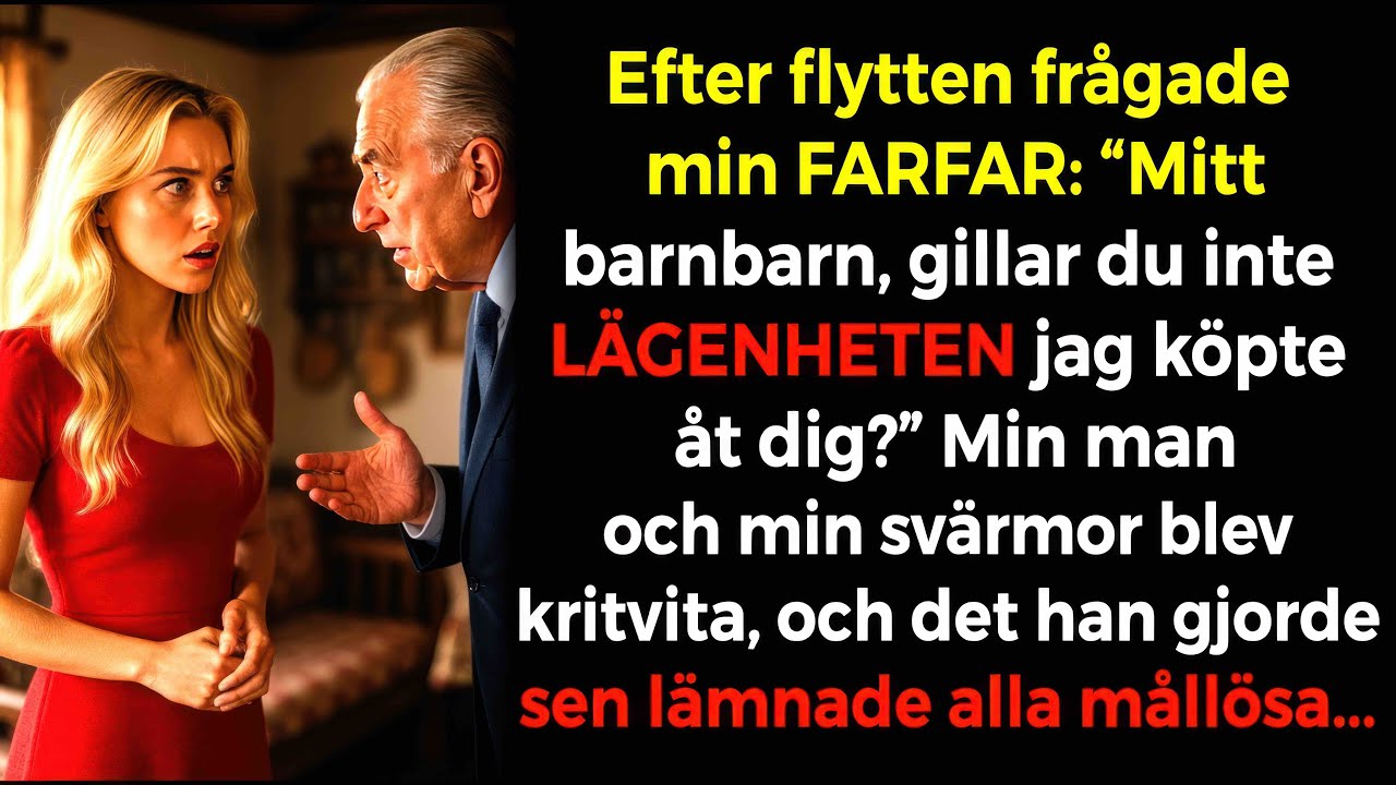 Barnbarn, och lägenheten jag köpte dig!? Min Man och Min Svärmor blev likbleka då Jag såg Sanningen😰