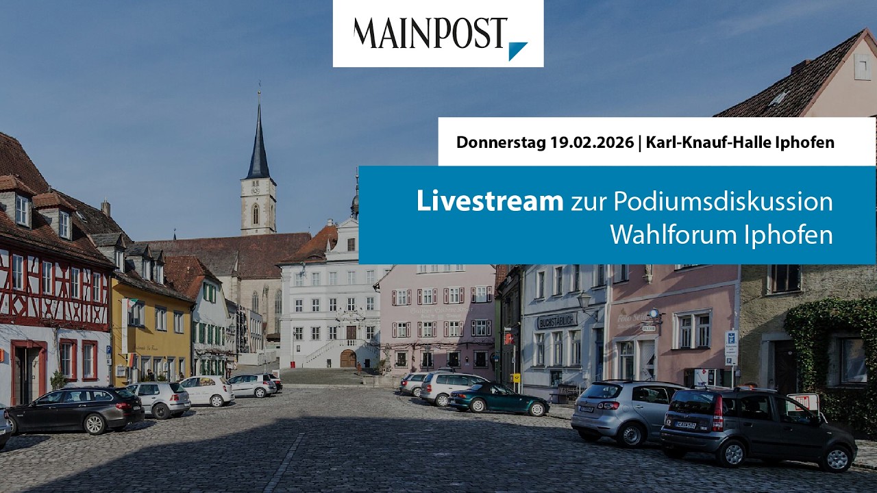 Livestream zum Wahlforum von Main-Post/Die Kitzinger mit den B&uuml;rgermeister-Kandidaten in Iphofen
