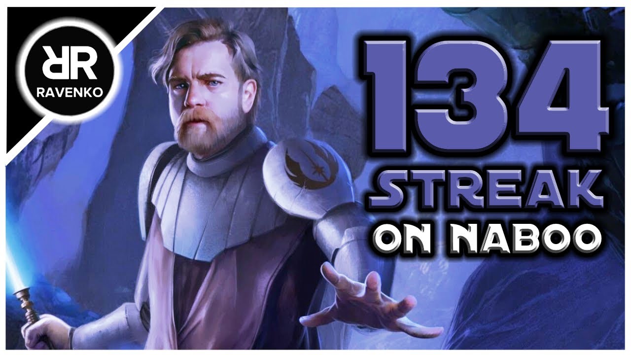 Star Wars Battlefront II MAX Level (1000) Obi-Wan Kenobi 134 Killstreak on Naboo