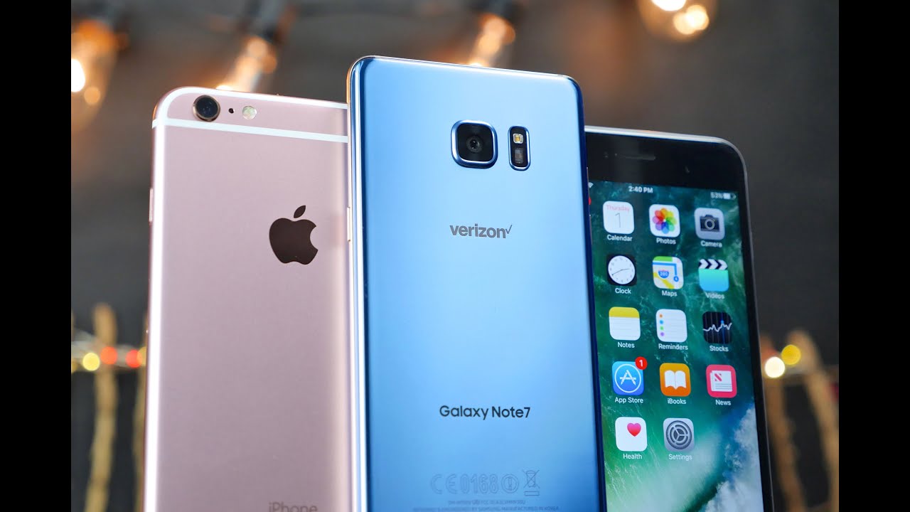 Samsung Galaxy Note 7 vs iPhone 6S Plus Ultimate Comparison!
