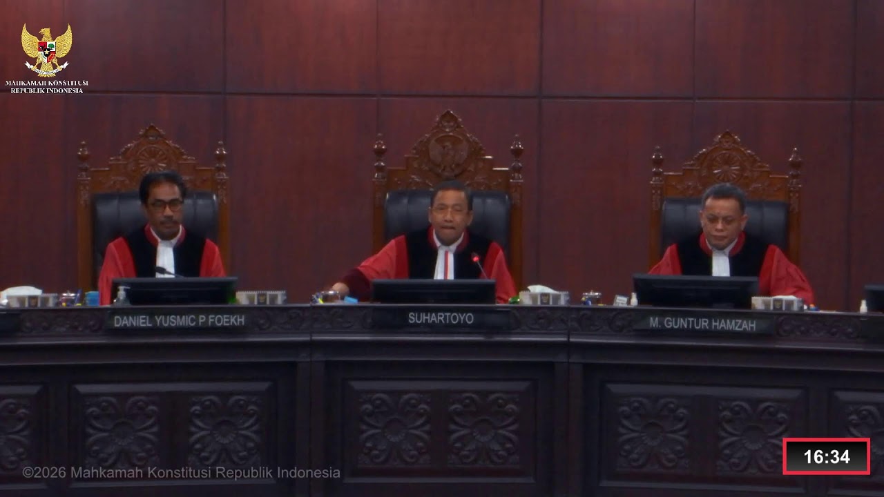 Sidang Perkara Nomor 52/PUU-XXIV/2026. Rabu, 11 Februari 2026.
