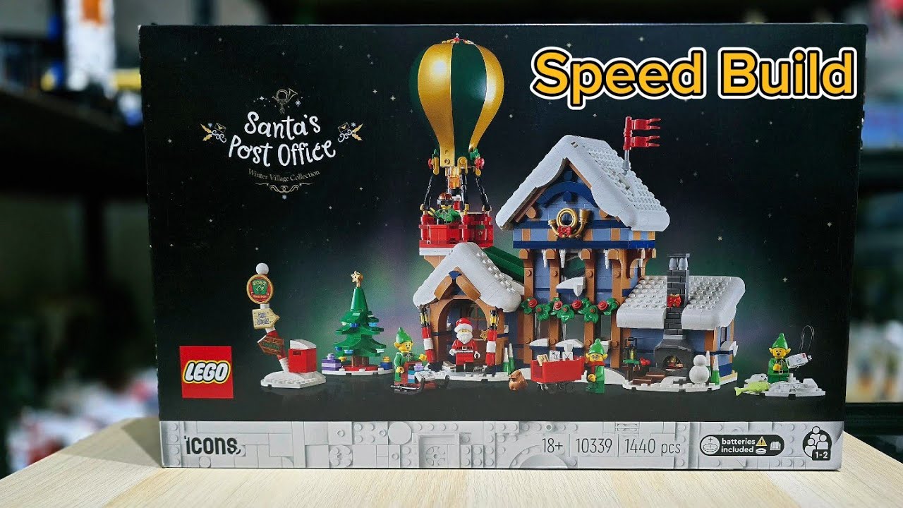 LEGO ICONS 10339 - Santa's Post Office Speed Build