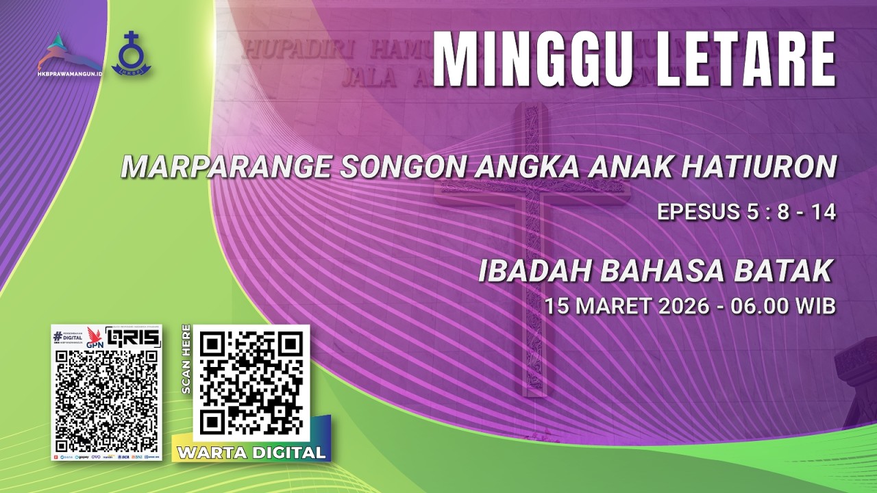 IBADAH BAHASA BATAK 06.00 - 15 MARET 2026
