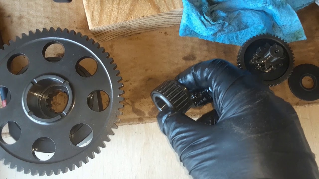 2009 Vulcan 900B Engine Teardown and Repair Side Gears Removal and External Shift mechanism
