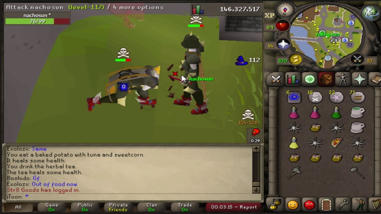OSRS High Risk PK Vid #7 | Skies | 200m+ loot