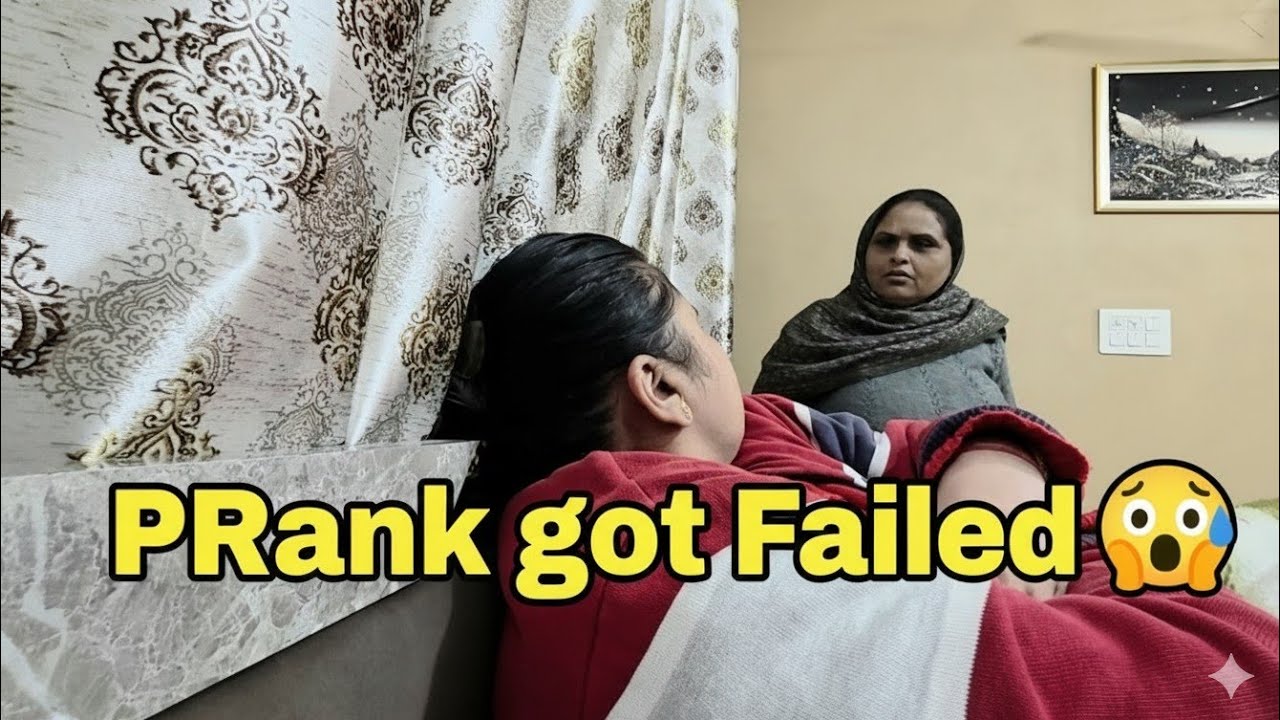 Husband chale Wapis Ghar 😔PRANK On MOM Got Failed😑