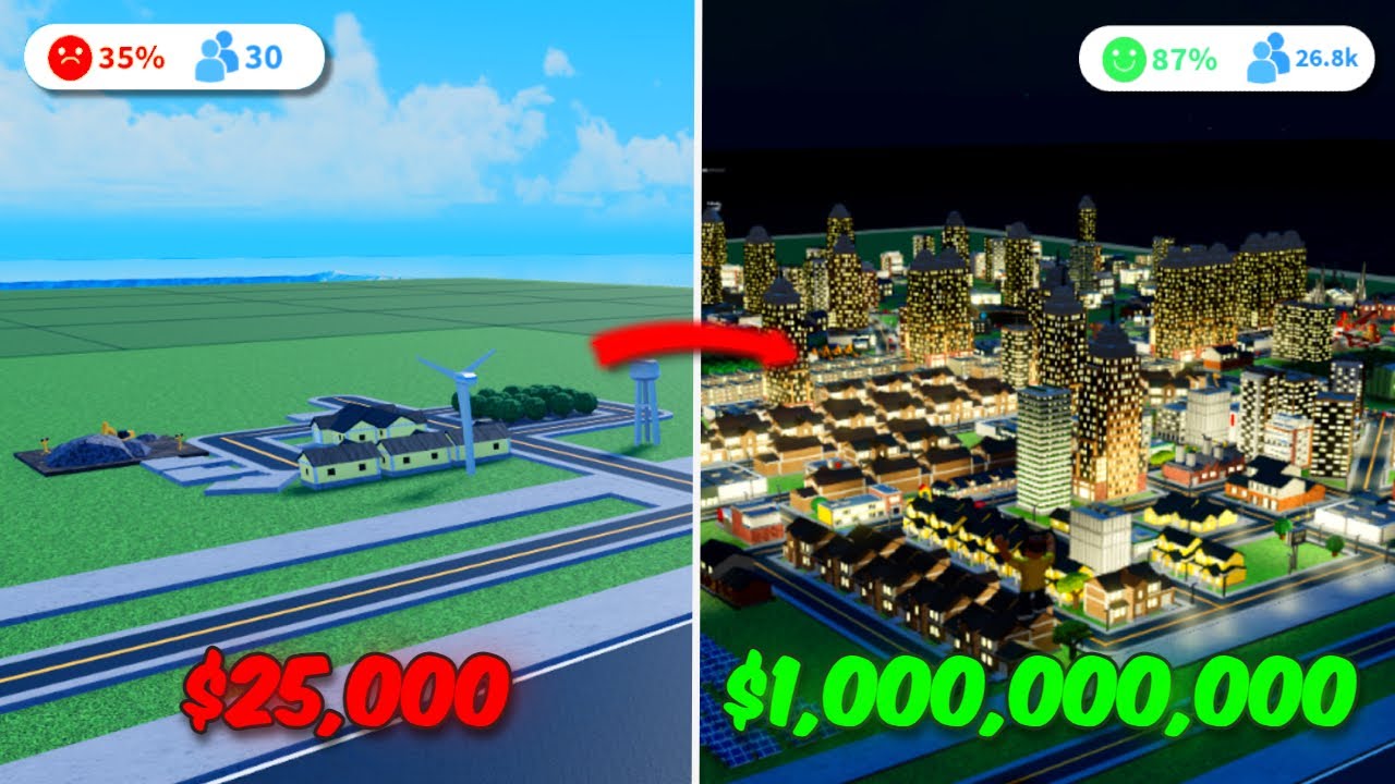 How Fast Can I Build A $1 BILLION City In Mini Cities 2?