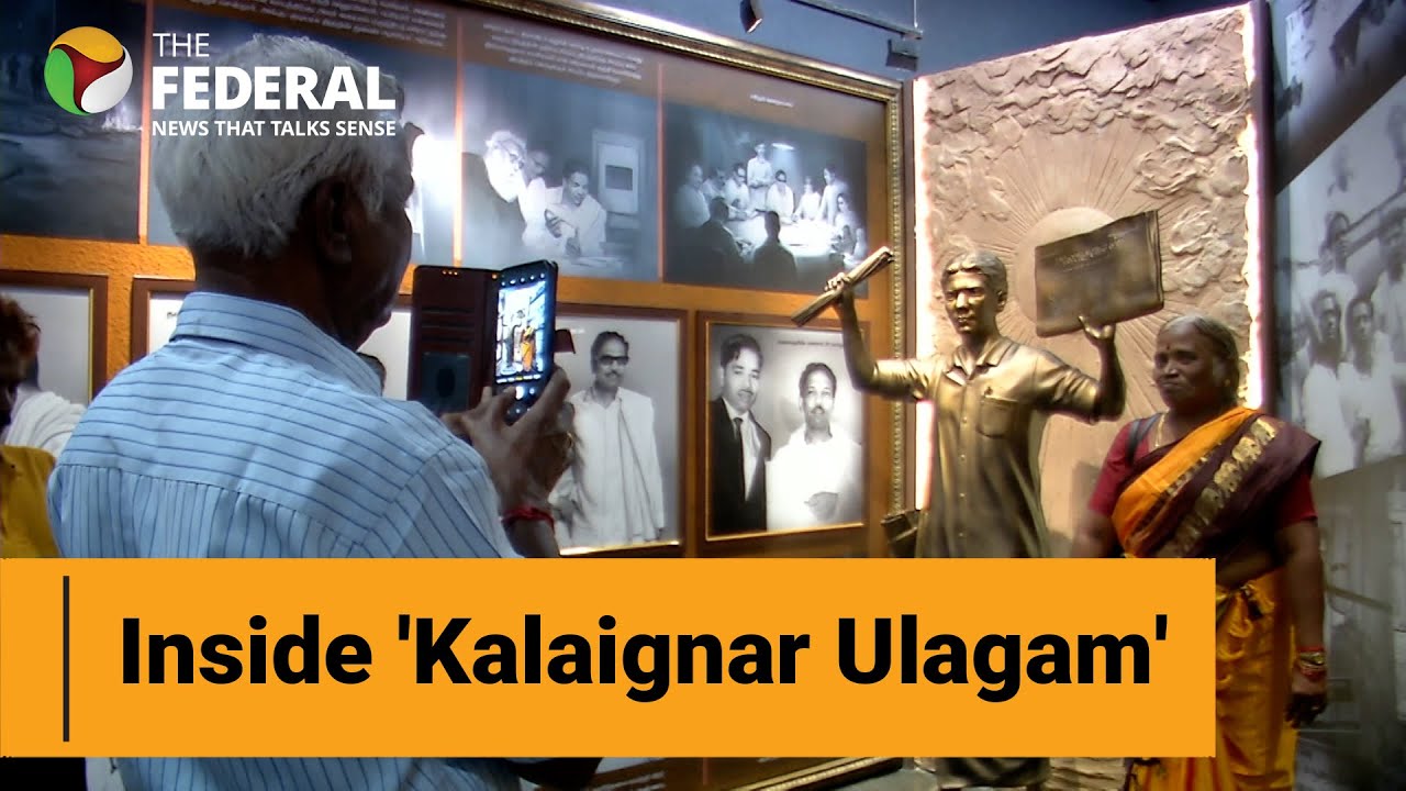 'Kalaignar Ulagam': A tech-infused tribute to India’s political stalwart | The Federal