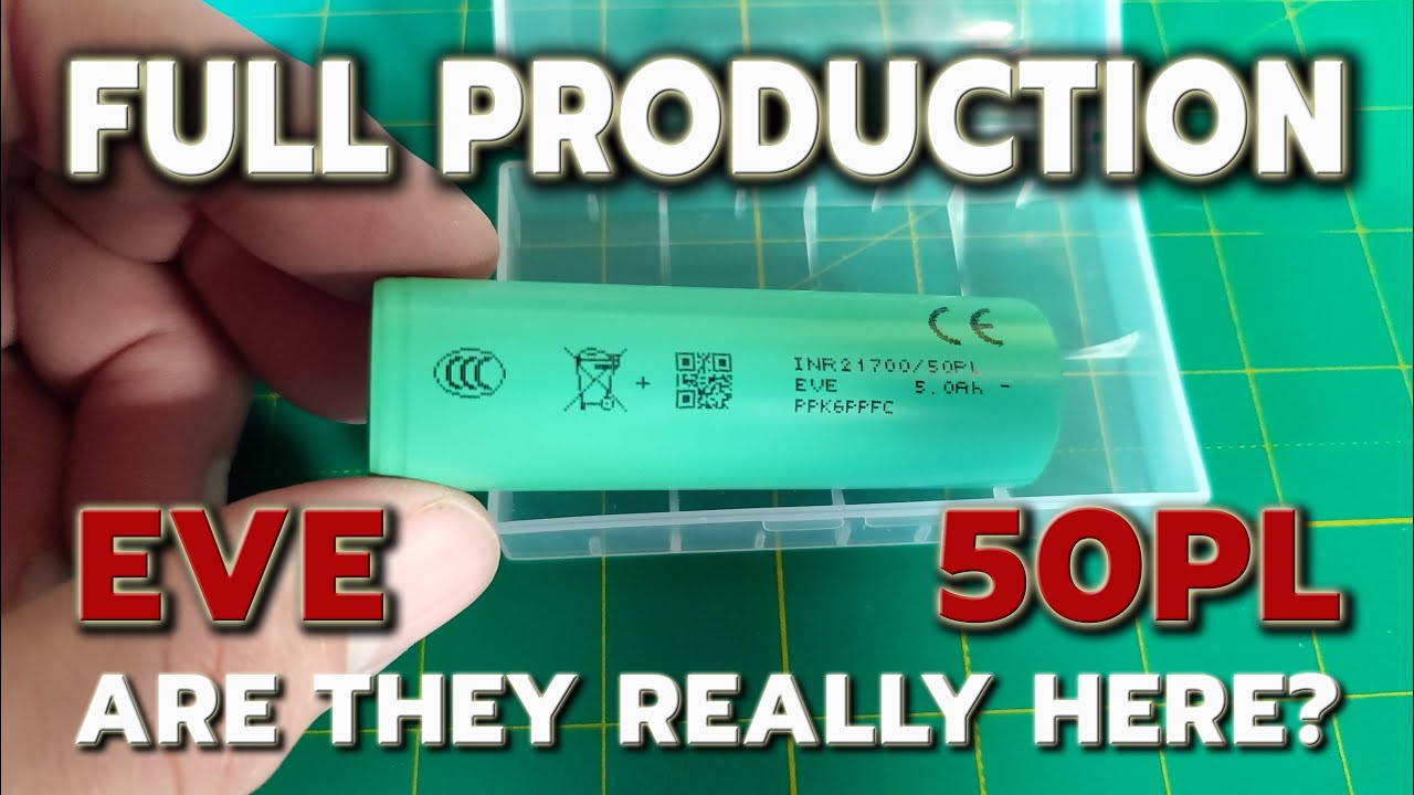 Наконец-то появились полномасштабные производственные ячейки EVE 50PL! // Как себя показывает это...