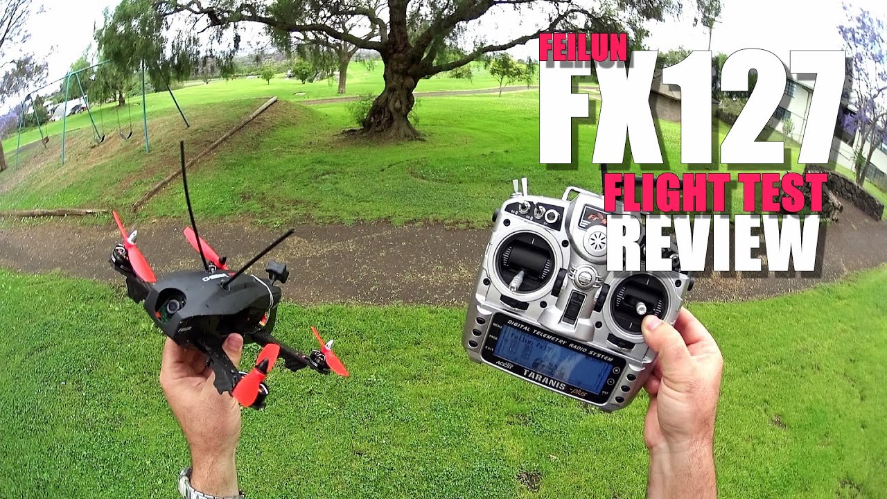 FEILUN FX-127 Chaser FPV Race Drone Review - Part 2 - [Flight / SMASH! Test]