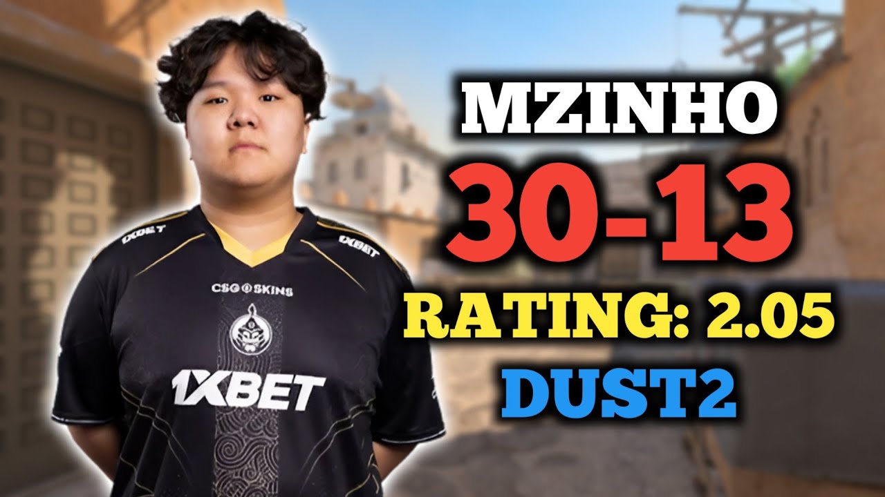 MZINHO (30-13) RT: 2.05 | 5-STACK | EU FACEIT (DUST2) ELO 4056 | CS2 POV