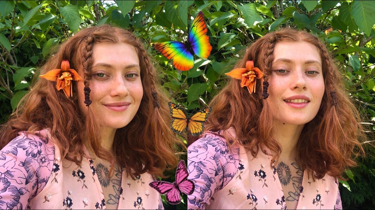 Пробую забавные прически в стиле хиппи + моя процедура завивки 🔅✌🏻🌈 || ❊ Гармония, хорошая ❊