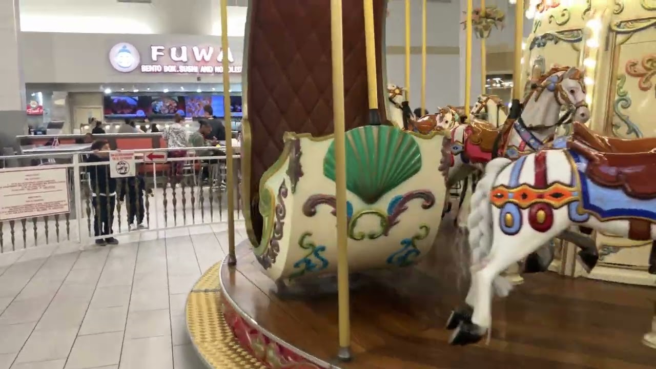 Katy Mills Mall Island Carousel 2025 POV