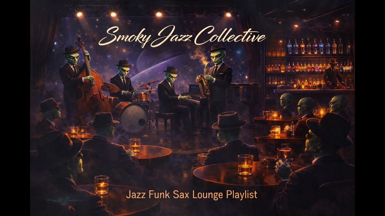 Jazz Funk Sax Lounge | Upbeat Chill Background Music for Friends 