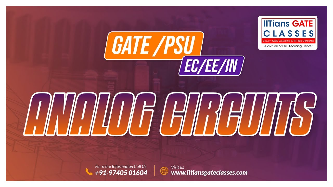Analog Circuit | GATE 2016 EE Paper | GATE Electrical Engineering Questions Solution | GATE EE
