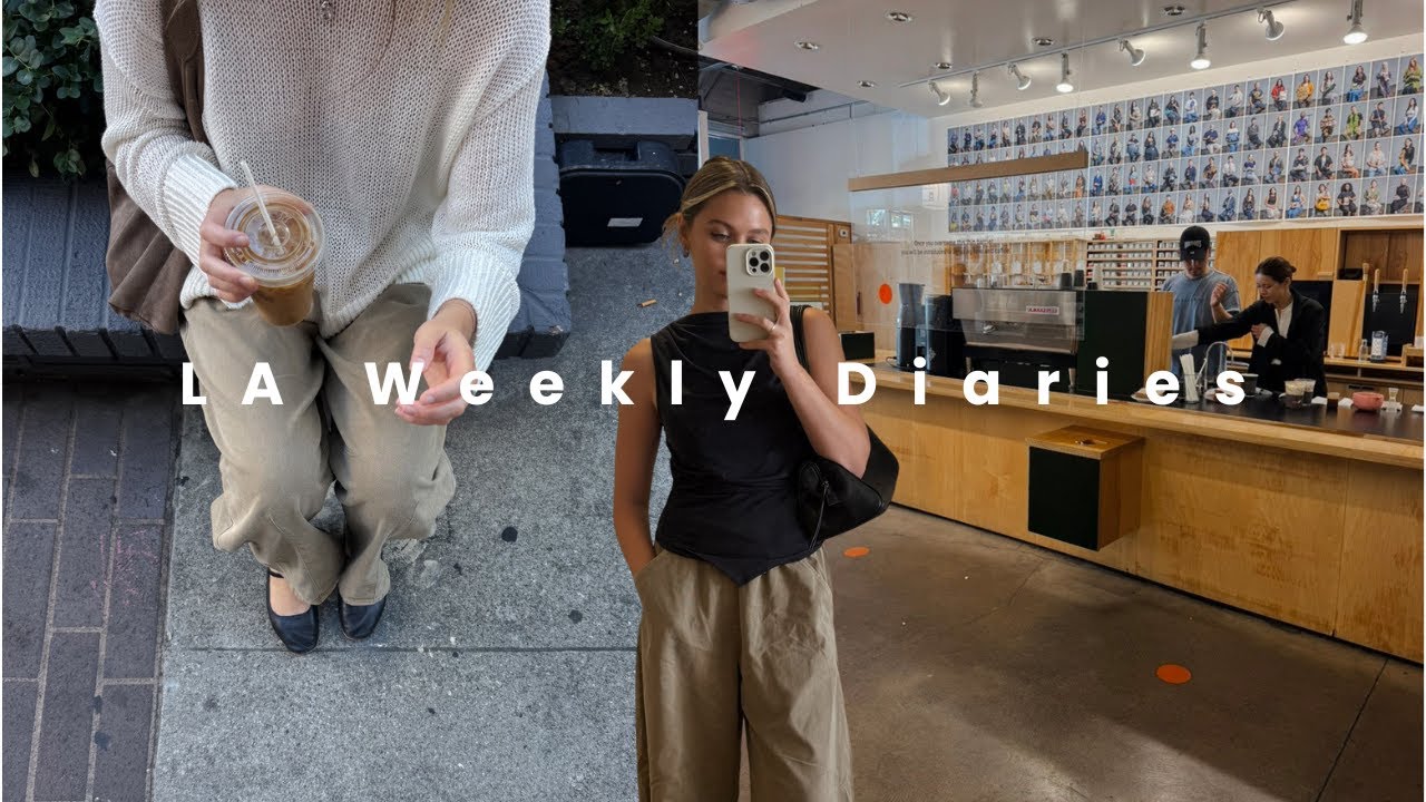 Vlog | Fall Week in LA - eating out way too much, cute coffee shops & work from home days