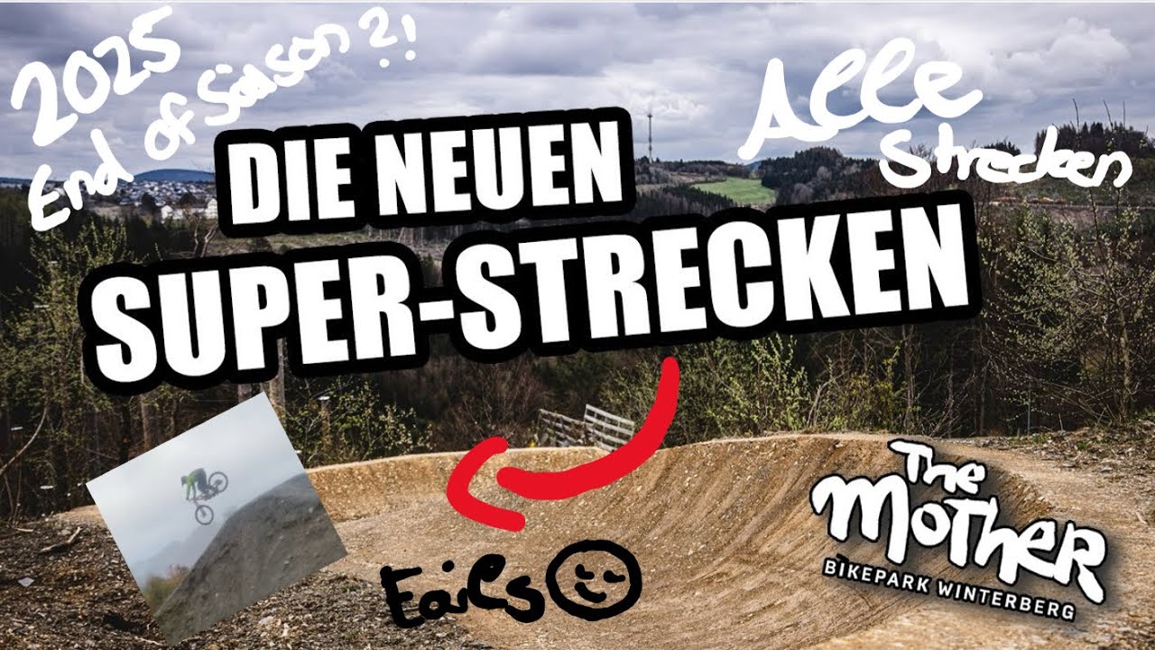 Alle Strecken Bikepark Winterberg 2025 | Streckenkontrolle | @themother.bikeparkwinterberg 