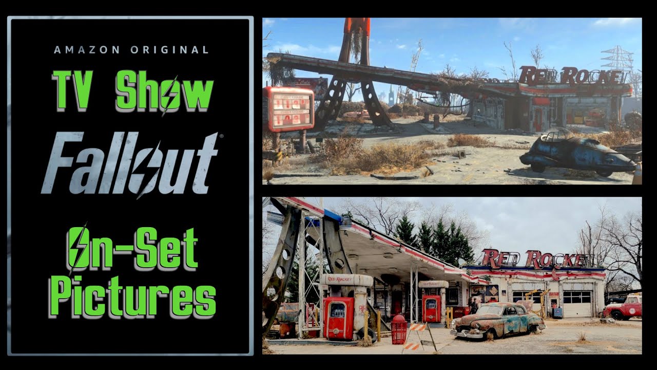 Fallout Tv Show Amazing Red Rocket Set Pictures! With Game Comparisons! Red Rocket in Live Action!