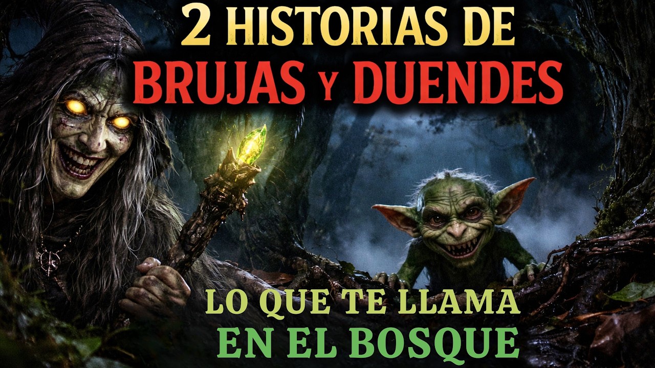 2 HISTORIAS DE BRUJAS Y DUENDES | LO QUE TE LLAMA EN EL BOSQUE | Historias De Terror