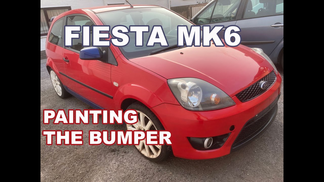 Ford Fiesta MK6 - Painting The  Front Bumper
