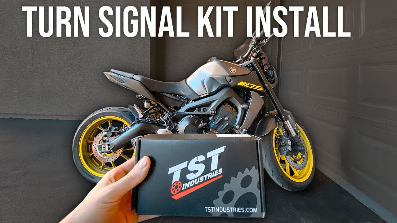 Installing TST Turn Signals on my MT09