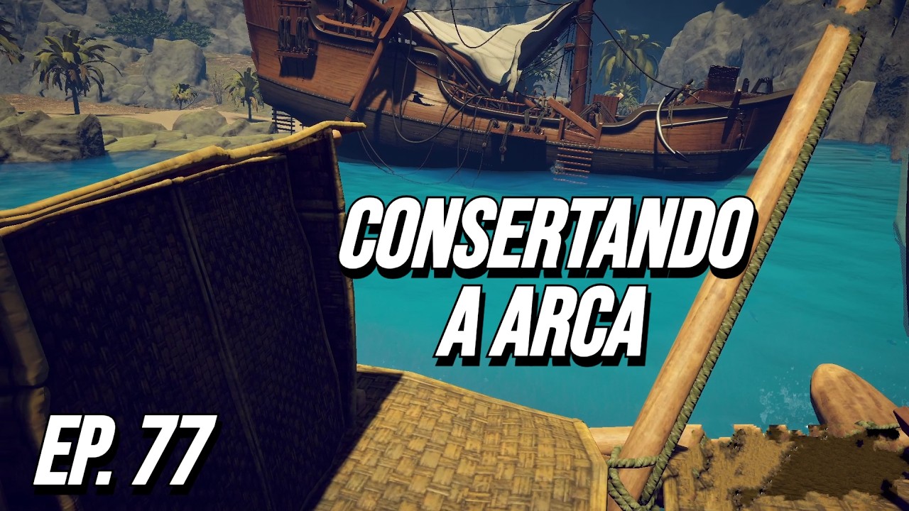 COMECEI A CONSERTAR A ARCA! Será que vou conseguir fugir? | Survival Fountain of Youth EP 77