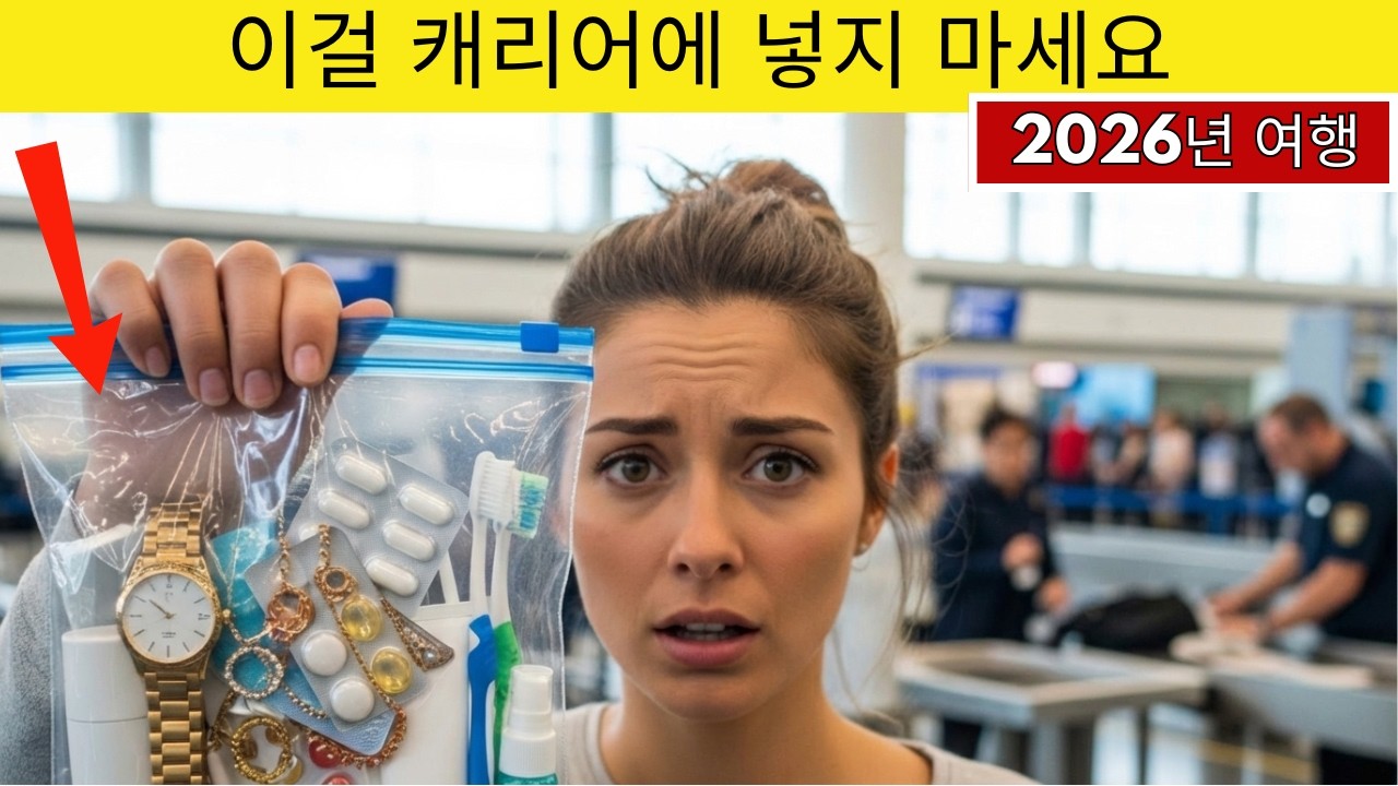 2026년 공항 벌금 피하려면 이것은 절대 챙기지 마세요