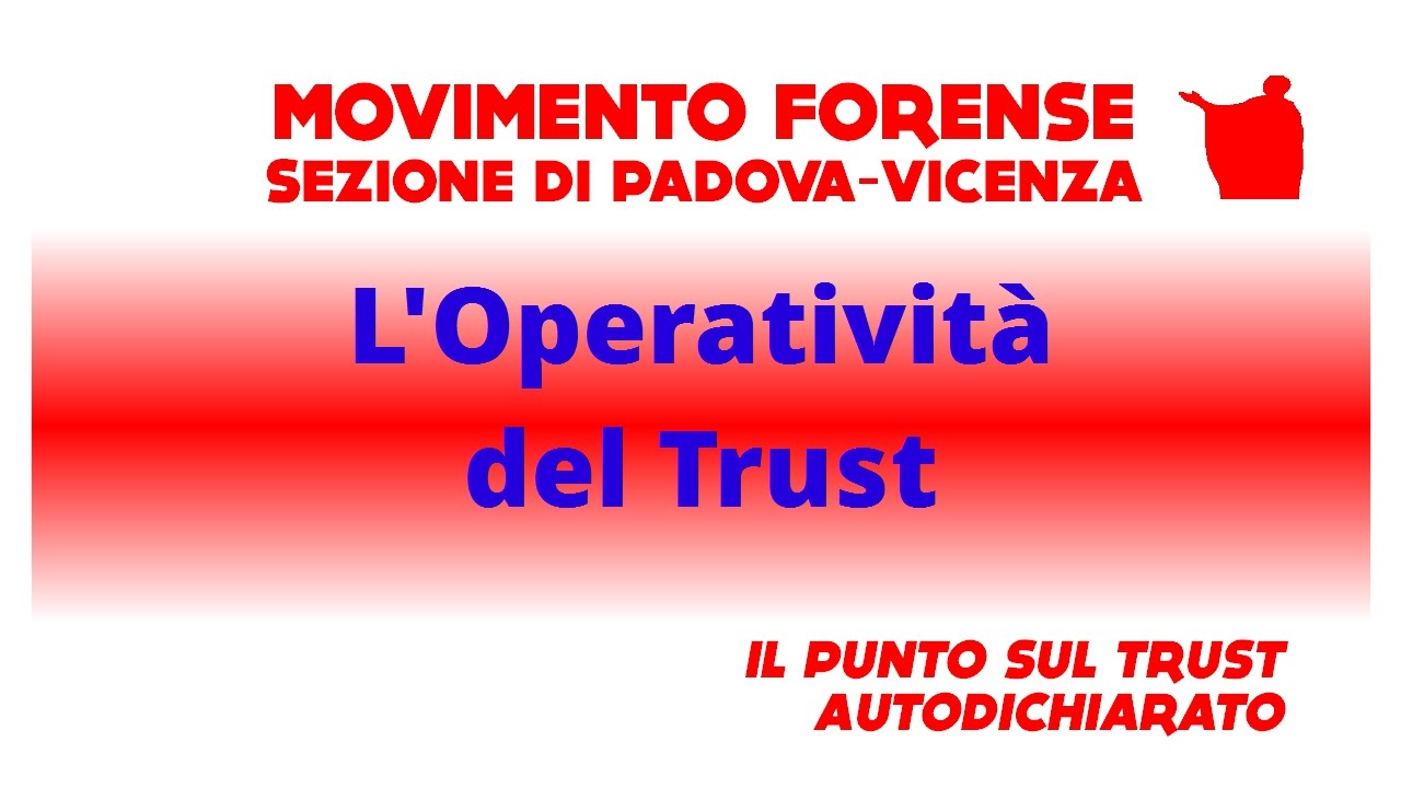 Il punto sul trust autodichiarato
