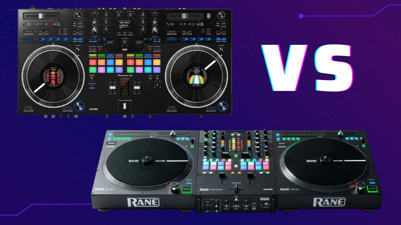 Rane 12 против Pioneer DDJ REV7 &mdash; битва DJ-контроллеров с подвижными платтерами!