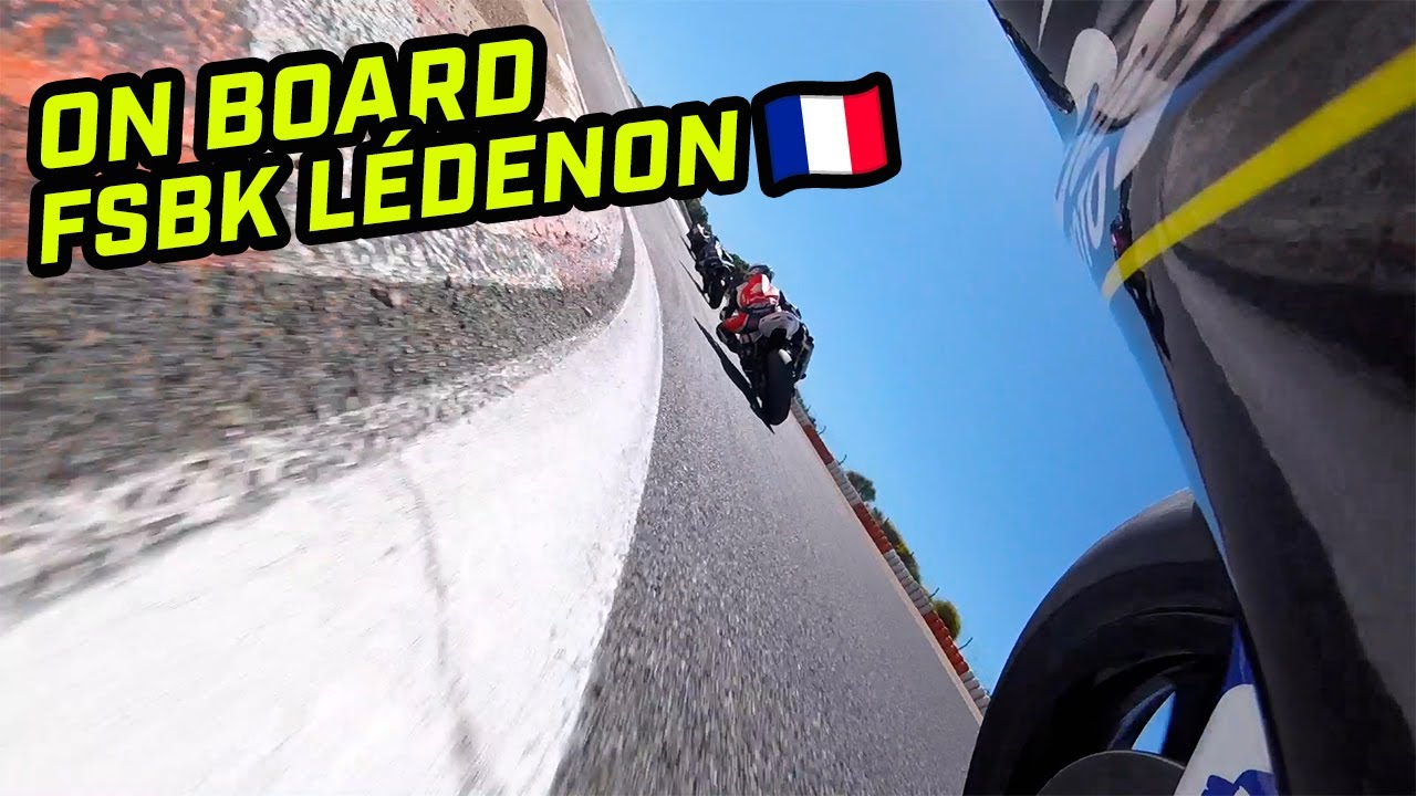 FSBK 🇫🇷 Lédenon : On Board avec Martin Renaudin et sa Yamaha R1