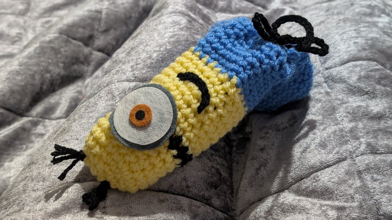 How to crochet a minion willy warmer full tutorial 