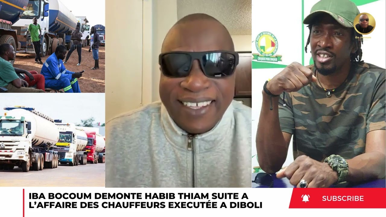IBA BOCOUM DEMONTE HABIB THIAM SUITE A L’AFFAIRE DES CHAUFFEURS EXÉCUTÉS A DIBOLI 