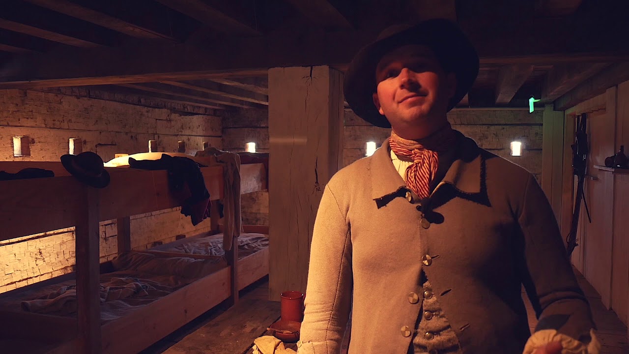 Fort Dobbs Virtual Tour: Barrack Room