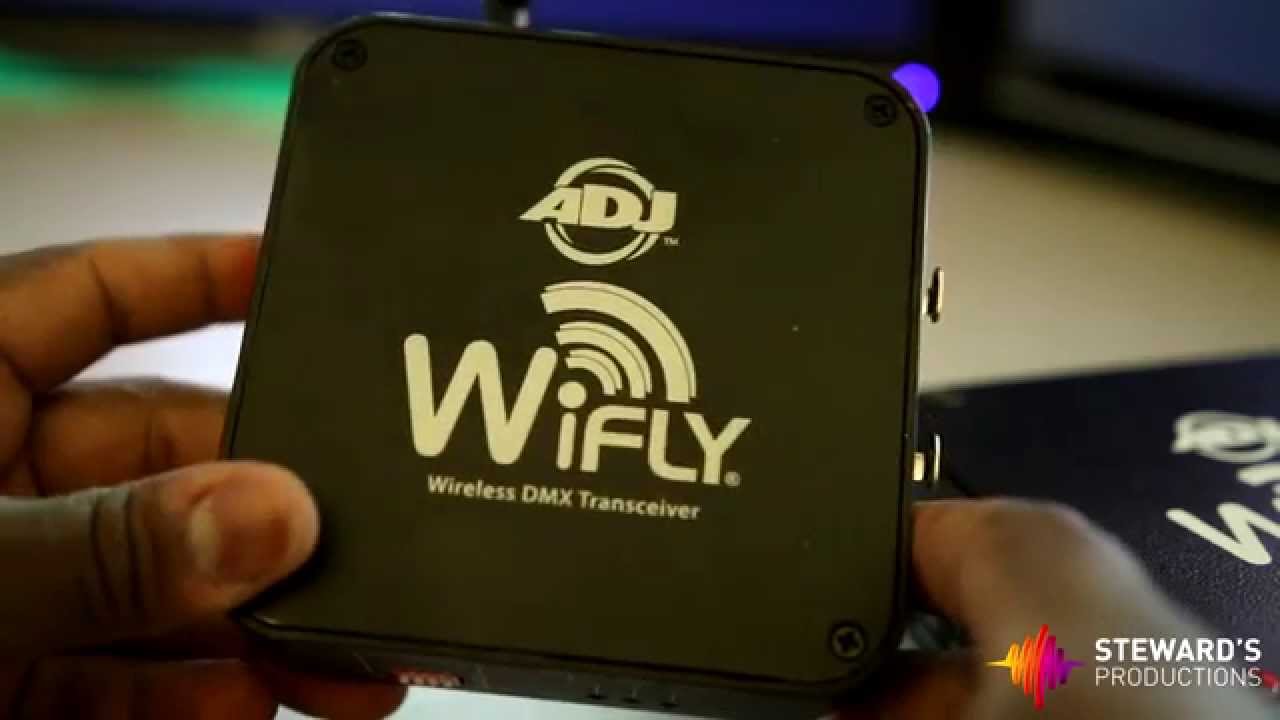 ADJ Battery Powered Wireless DMX Transmitter Receiver in one