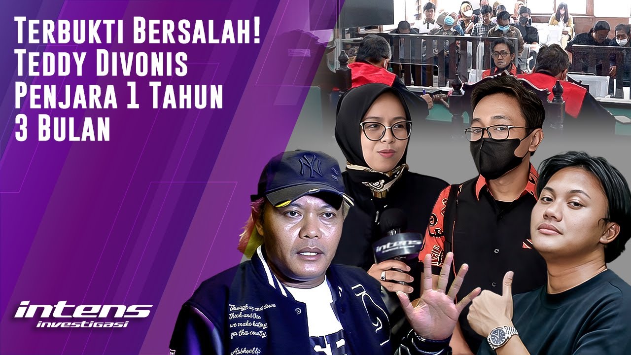 Teddy Pardiyana Divonis bersalah 1 Tahun 3 Bulan Penjara
