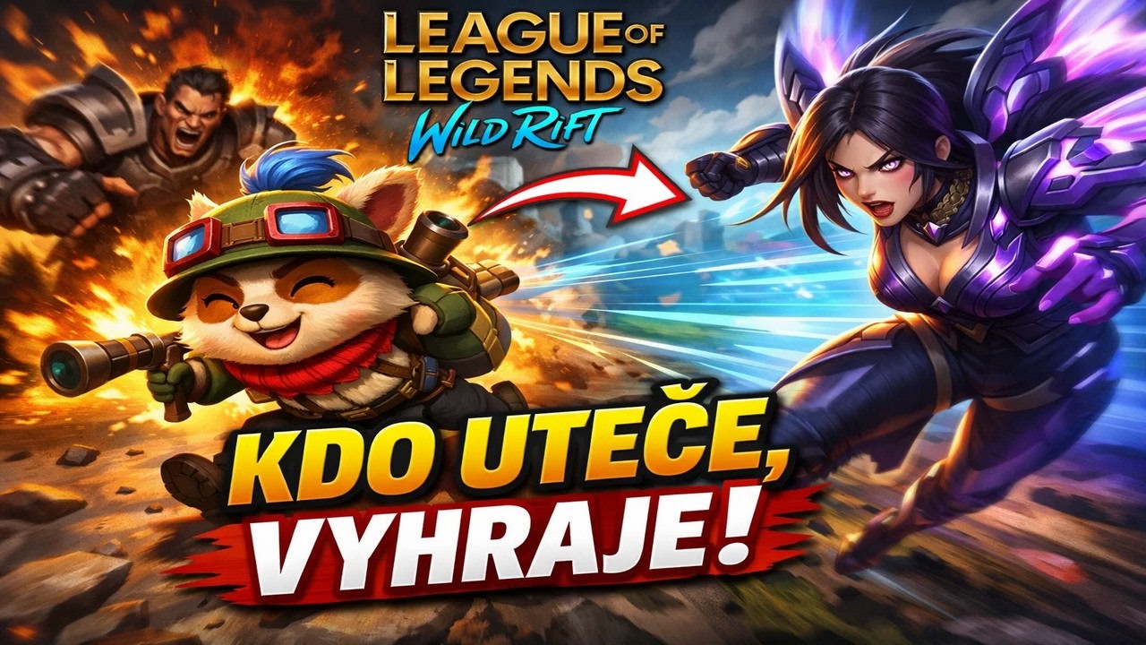 [League of Legends: Wild Rift Gameplay CZ]Utíkej!