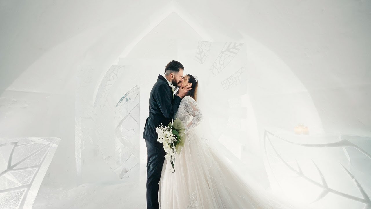 A Dream wedding in the Arctic SnowHotel | Valentina & Daniele 27.1.2024