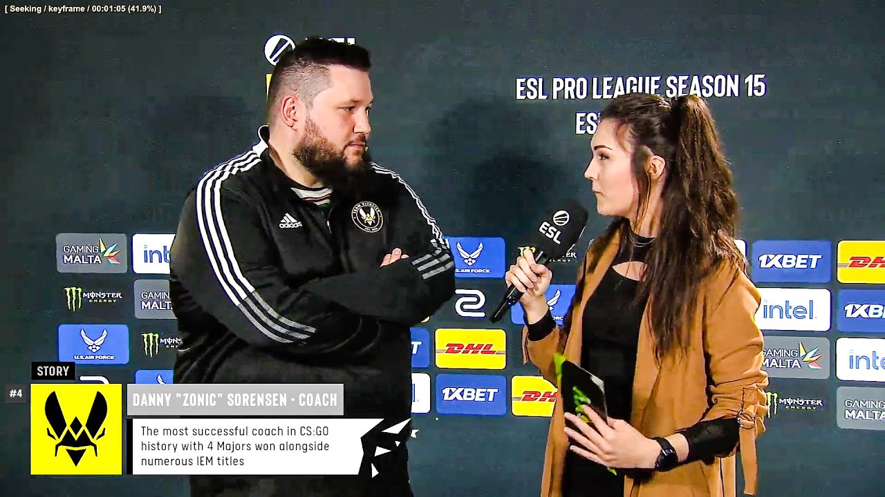 Vitality coach (zonic) interview after WIN vs Sprout | ESL Pro League Season 15 | CSGO