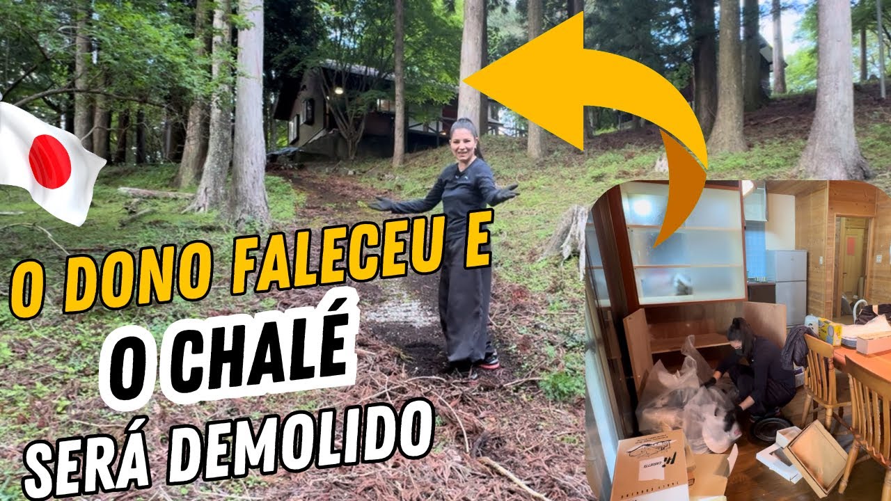 #101 VAMOS RETIRAR TODAS AS COISAS DO CHALÉ ! MEU TRABALHO NO JAPÃO #japão #trabalho #limpeza
