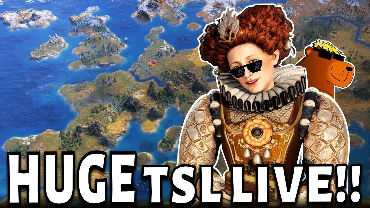 LIVE - NEW HUGE TSL England Game PLUS Interview with the Developer!! (Elizabeth Civilization VII)