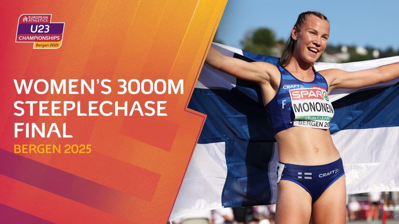 Women's 3000m Steeplechase Final | Full Replay | Bergen 2025 U23 Championships