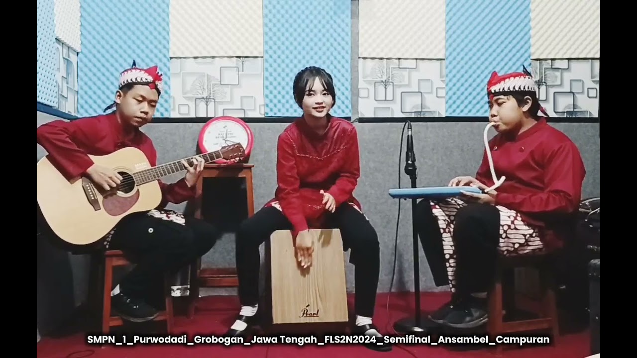 LAGU WAJIB NASIONAL ENSAMBEL MUSIK FLS2N SMP NEGERI 1 PURWODADI