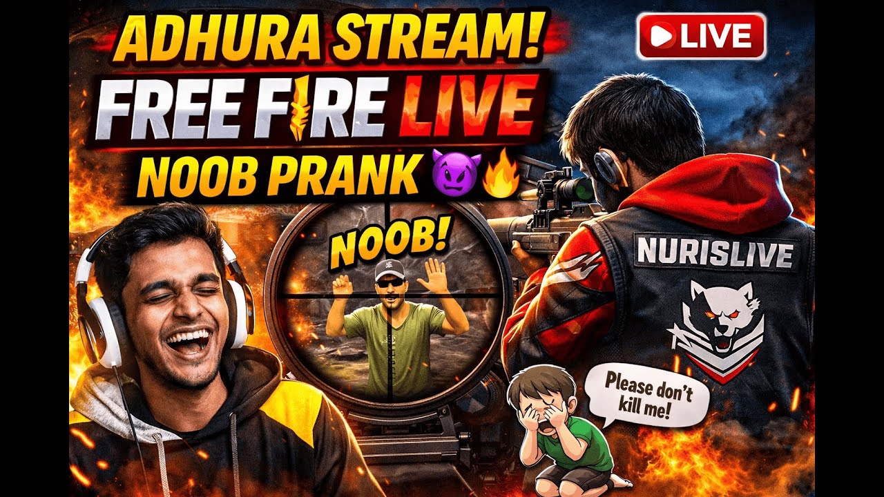 Pro Sniper Gameplay 😱🔥 | Free Fire Live  #freefire #fflive #nurislive #freefirelive