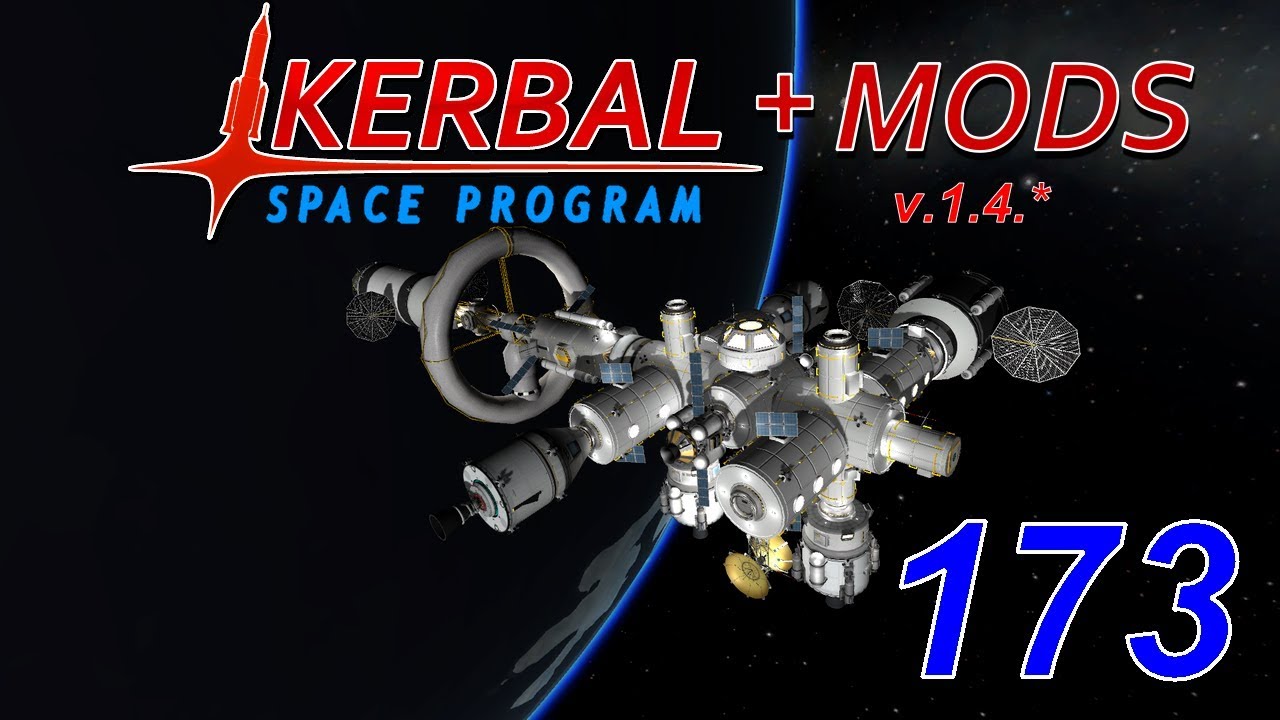 KSP 1.4 + mods. #173.Первый корабль для полета на Ив пошёл!