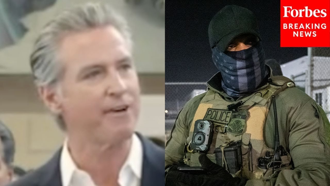 'It's Like A Dystopian Sci-Fi Movie': Gavin Newsom Eviscerates Masked ICE Agents During Bill Signing